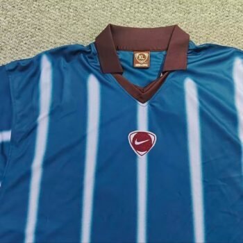 2026 France x Travis Scott Cactus Jack Total 90 Retro Blue Stripe Jersey