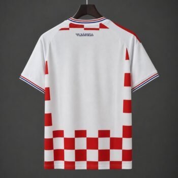 Player Version 2026 Croatia Home Red/White Checkered Jersey