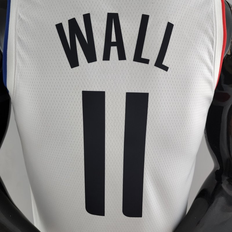 WALL#11 Los Angeles Clippers White NBA Jersey