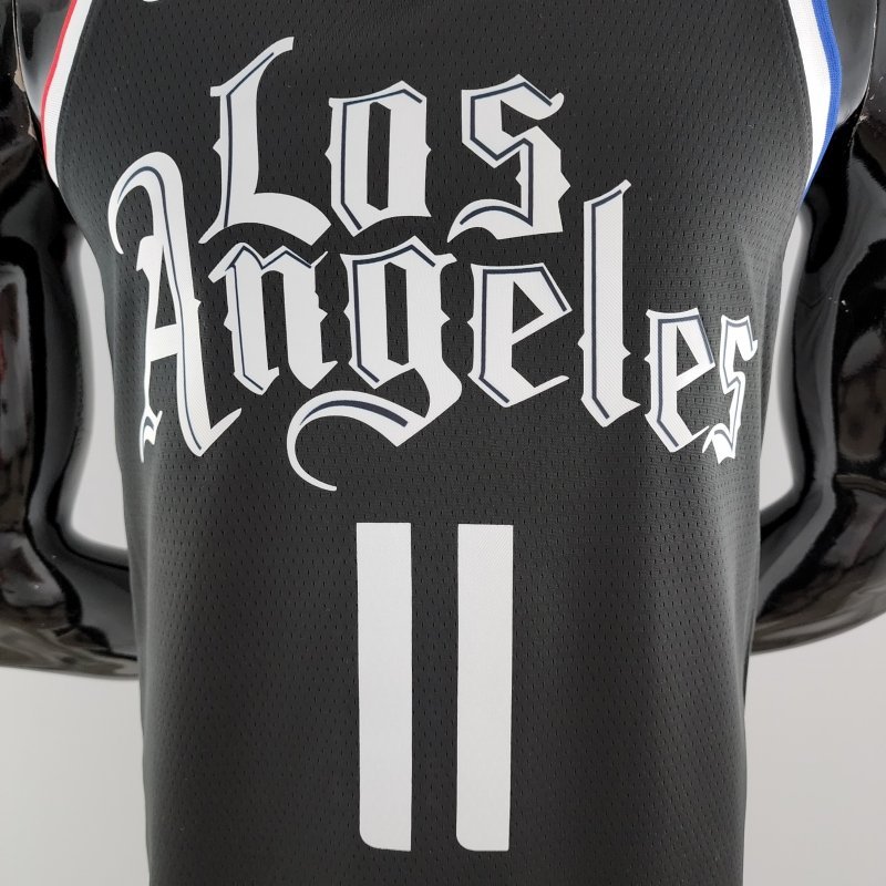 WALL#11 Los Angeles Clippers Black NBA Jersey