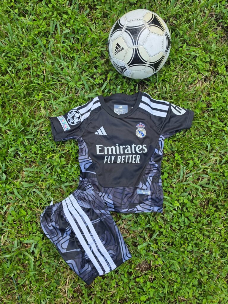 Kids Real Madrid Goalkeeper 26/27 Black