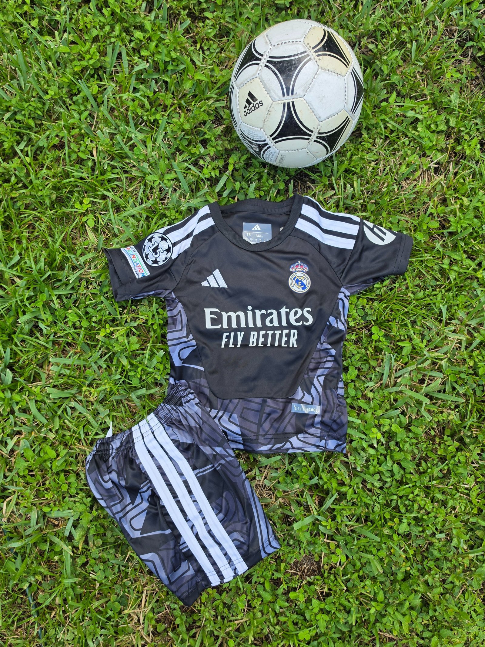 Kids Real Madrid Goalkeeper 26/27 Black