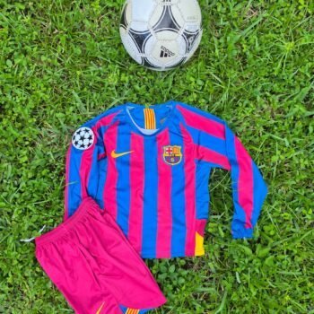 Kids Barcelona Home Retro 05/06 Long Sleeves - Image 1