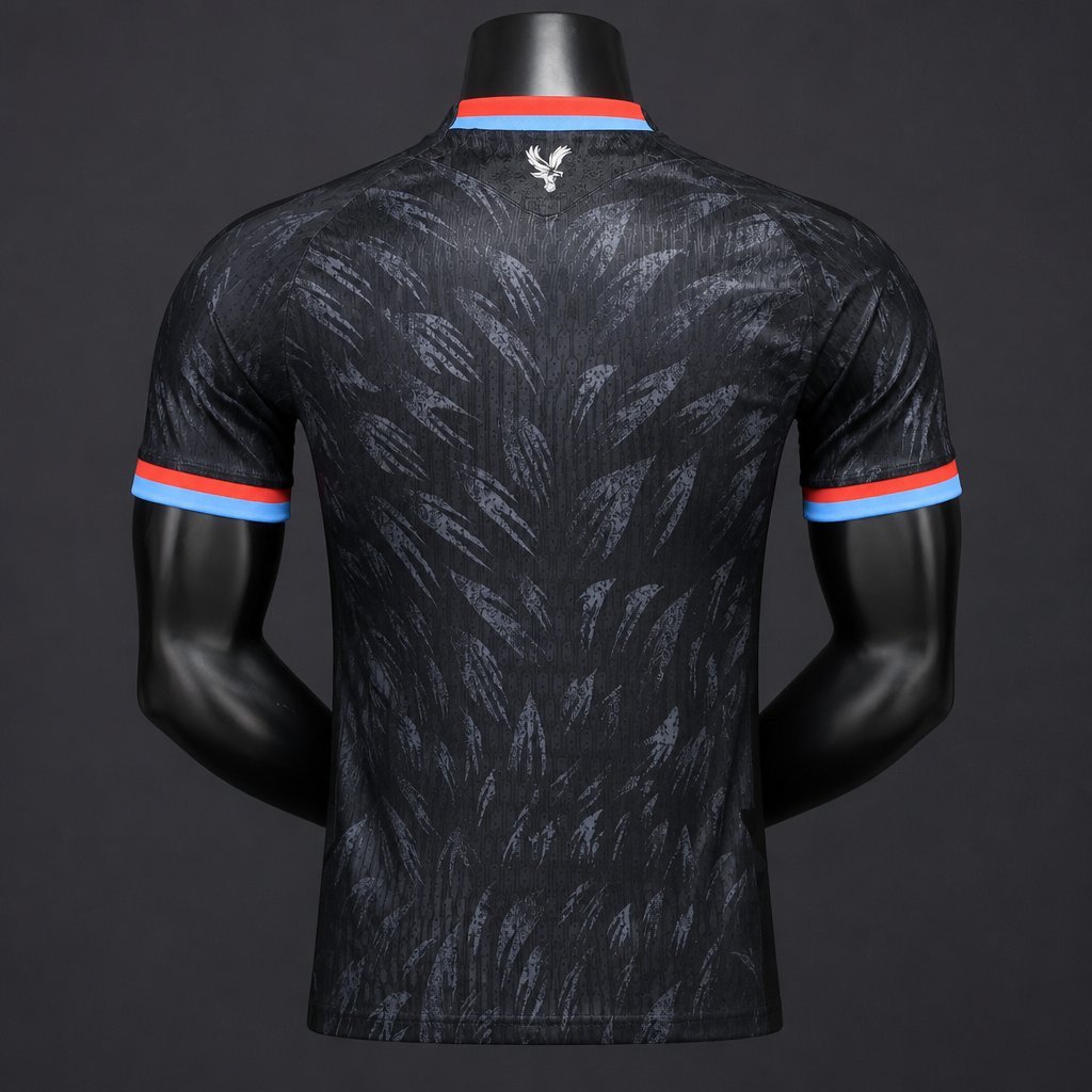 Player 2627 Crystal Palace FC Away Black Jersey Home Jersey