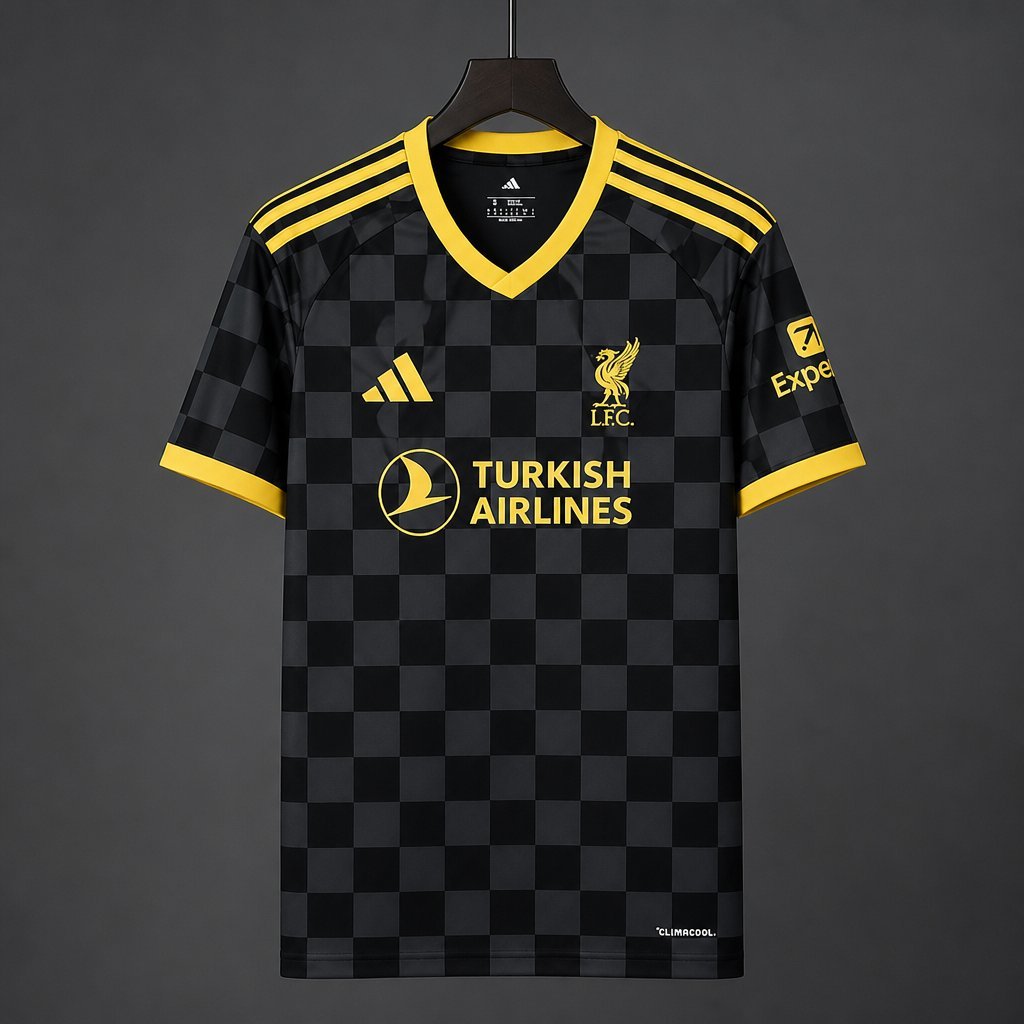 Liverpool Away Black Jersey 2027/28 Home Jersey