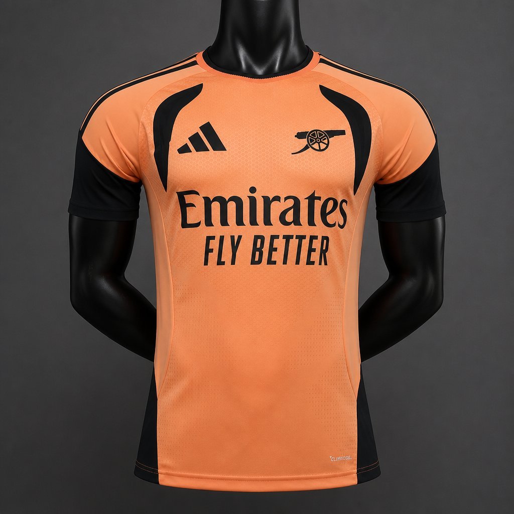Player 2627 Arsenal FC Home Orange Jersey Home Jersey