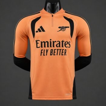 Player 2627 Arsenal FC Long Sleeve Home Orange Jersey Home Jersey - Image 1