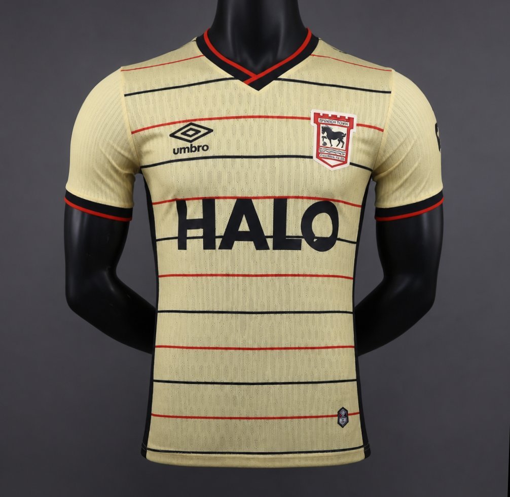Player 2627 Ipswich Town FC Away Yellow Jersey Home Jersey