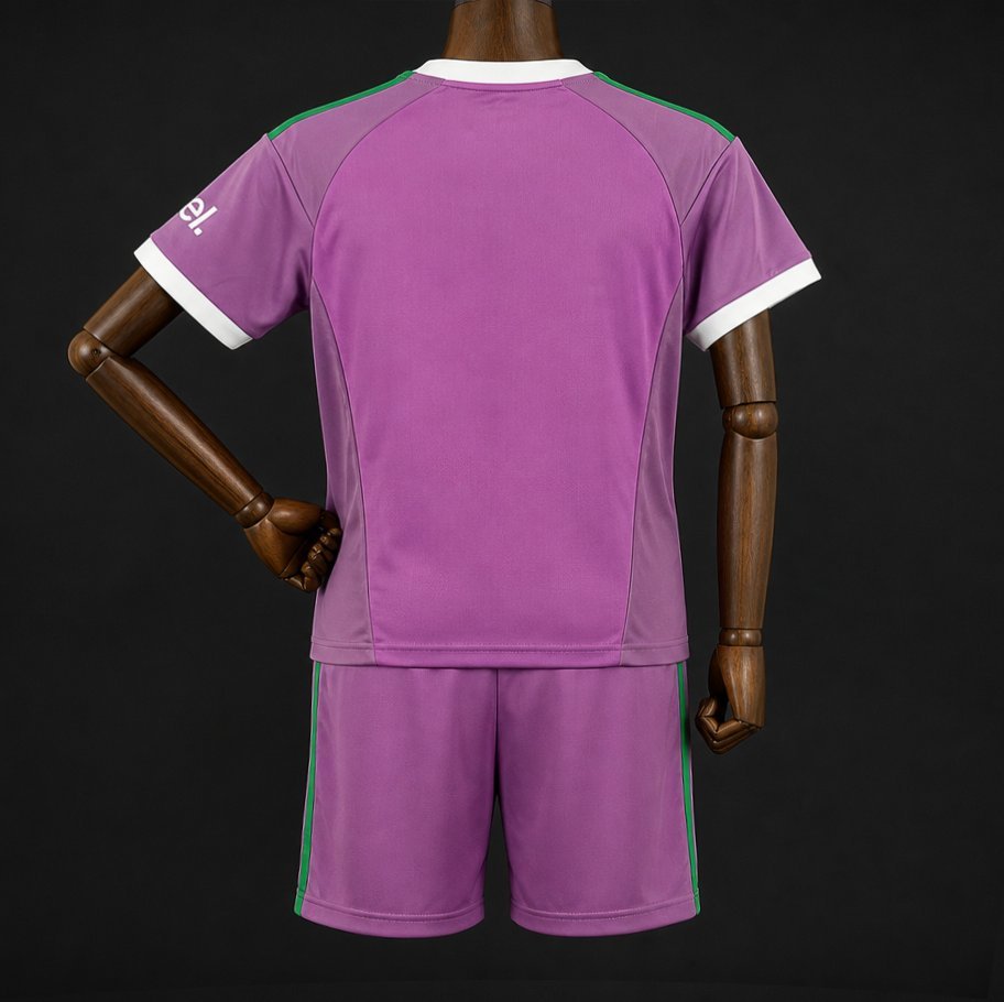 Kids Arsenal Goalkeeper 5 Purple Jersey 2026/27 Home Jersey
