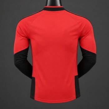 Player 2627 Manchester United FC Long Sleeve Home Red Jersey Home Jersey - Image 2