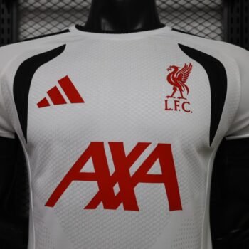 Player 2627 Liverpool White Training Jersey Home Jersey - Image 3