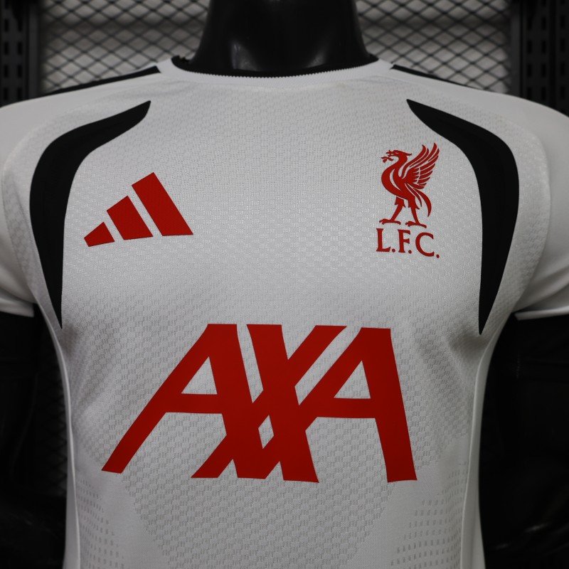 Player 2627 Liverpool White Training Jersey Home Jersey