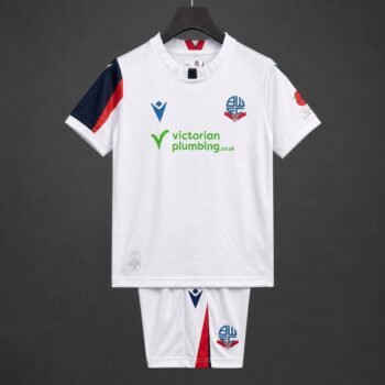 Kids Bolton Wanderers Home White Jersey Kit 2026/27 Home Jersey - Image 1