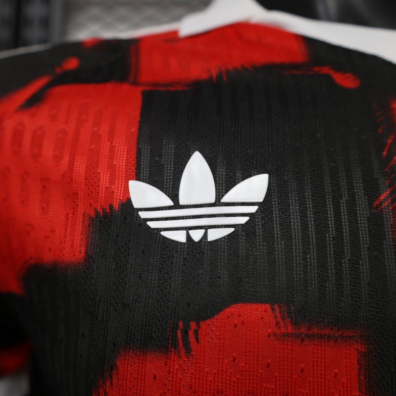 Player 2627 Fulham Away RedBlack Jersey Home Jersey