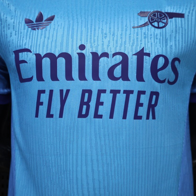 Player 2627 Arsenal Away Goalkeeper Blue Jersey Home Jersey