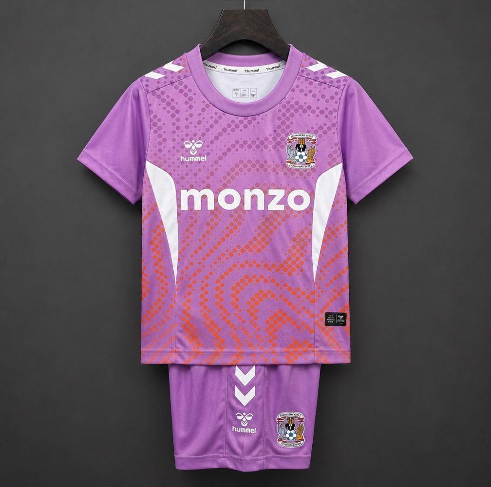 Kids Coventry City Third Lavender Jersey Kit 2026/27 Home Jersey