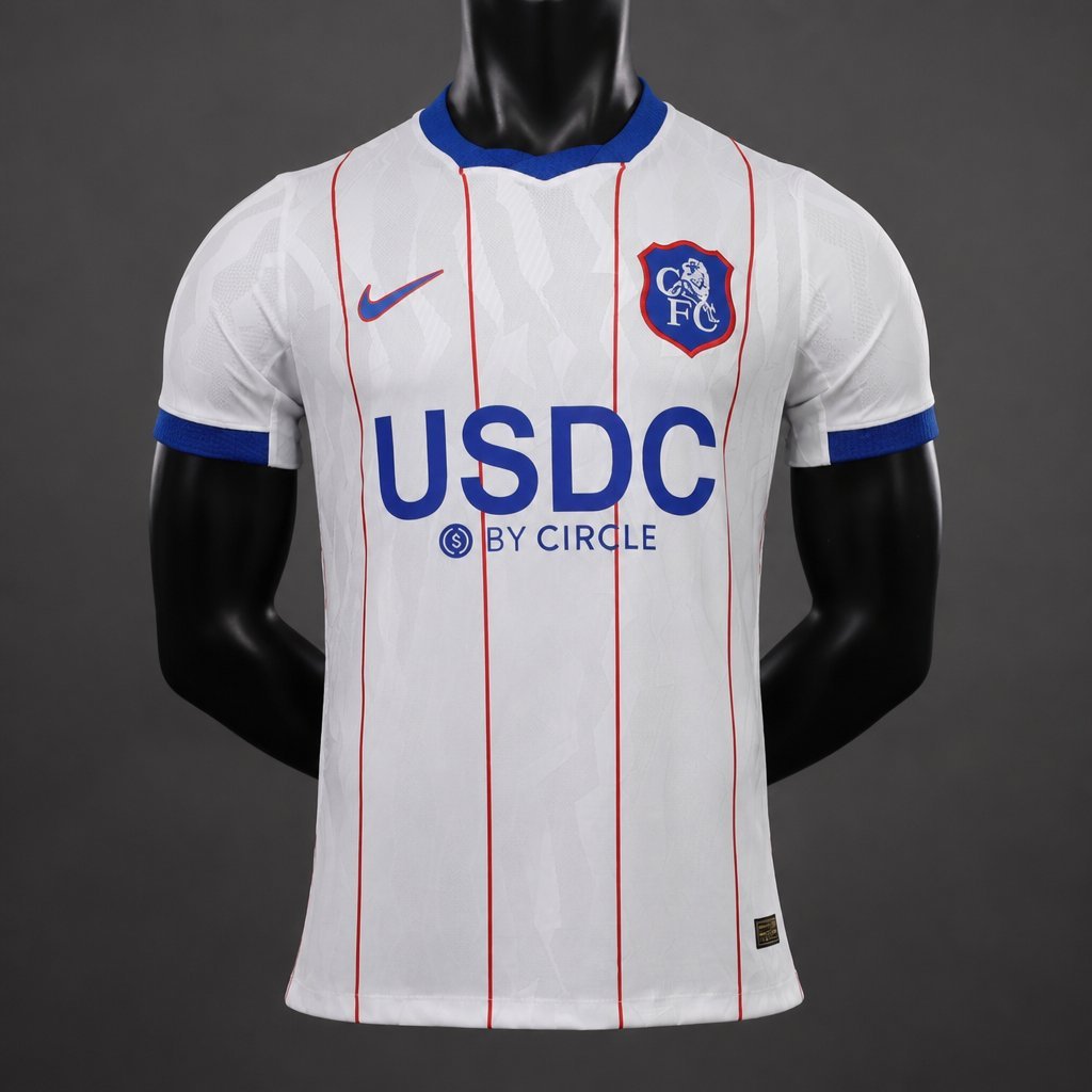 Player 2627 Chelsea FC Third Jersey With Sponsor Home Jersey