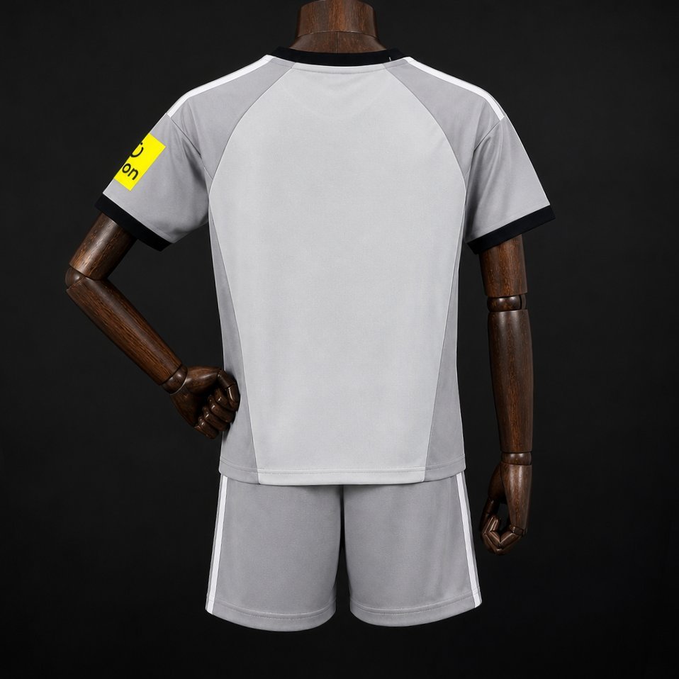 Kids Newcastle United Goalkeeper 3 Grey Jersey Kit 2026/27 Home Jersey