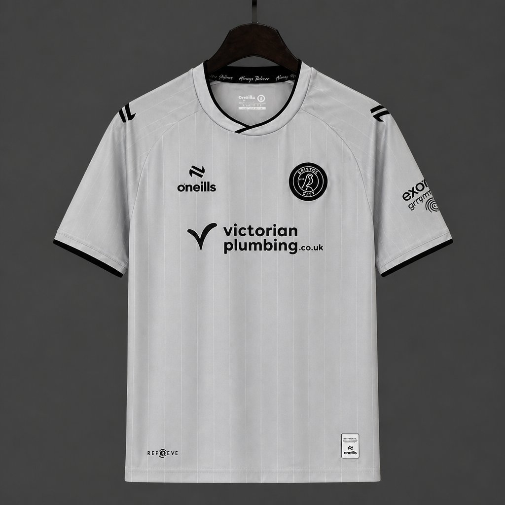 Bristol City Away Grey Jersey 2026/27 Home Jersey