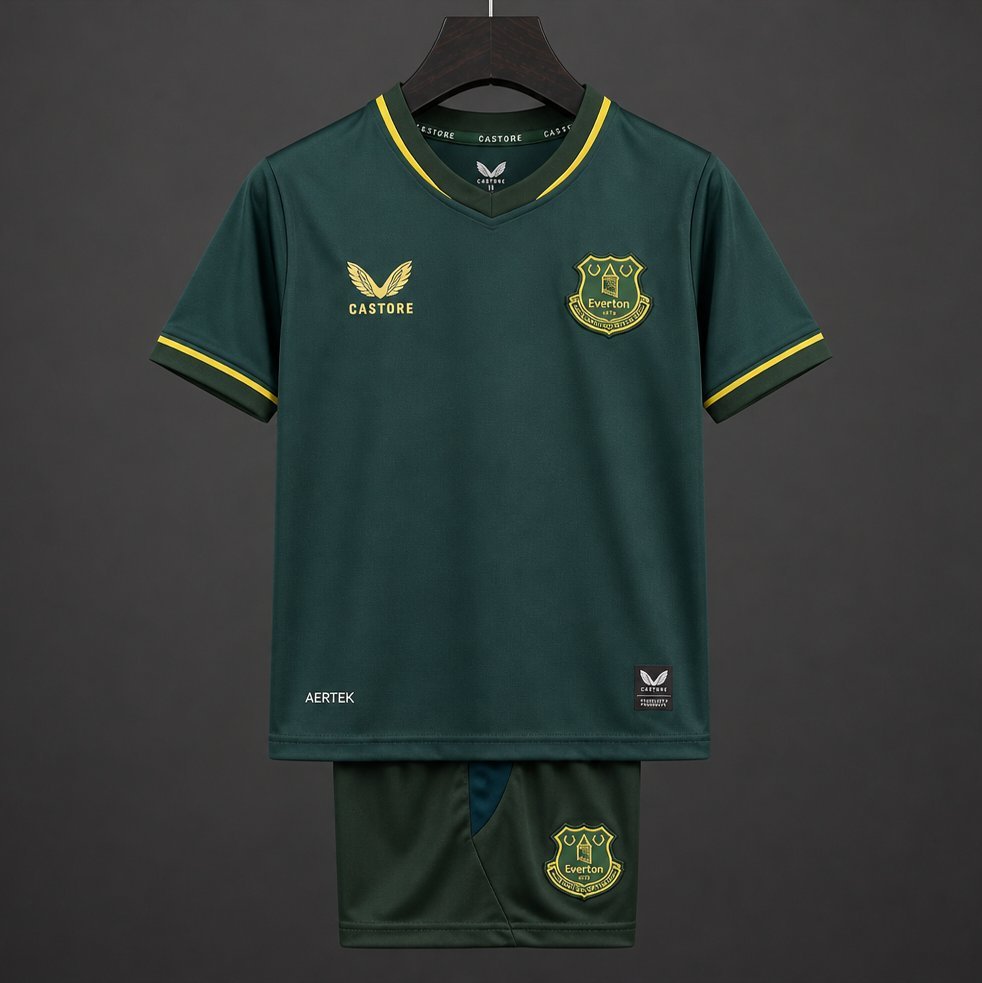 Kids Everton Third Green Jersey 2026/27 Home Jersey