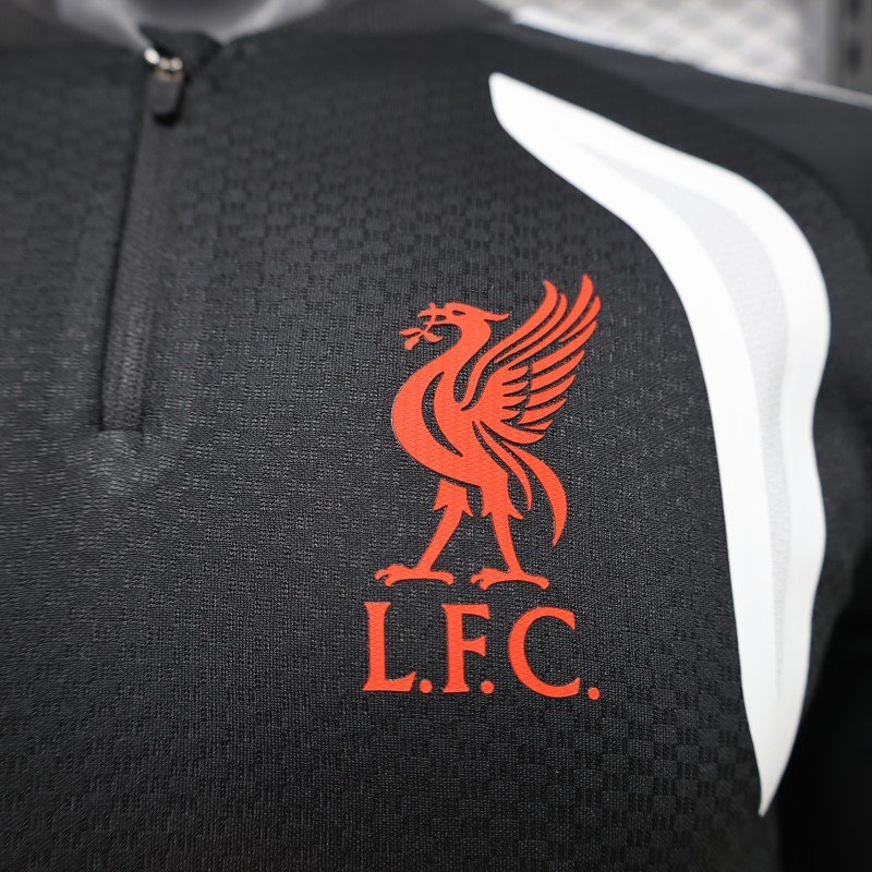 Player 2627 Liverpool FC Away Black Jersey Home Jersey
