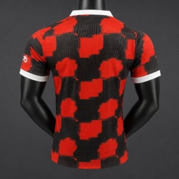 Player 2627 Fulham Away RedBlack Jersey Home Jersey - Image 2