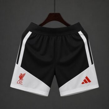 Player 2627 Liverpool Black Shorts with Pockets Home Jersey - Image 1