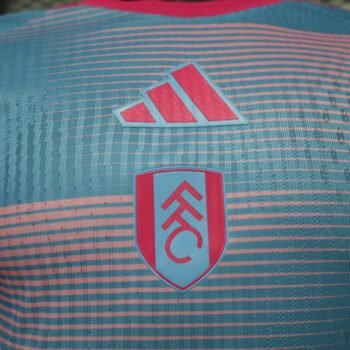 Player 2627 Fulham FC Third Blue Pink Jersey Home Jersey - Image 4
