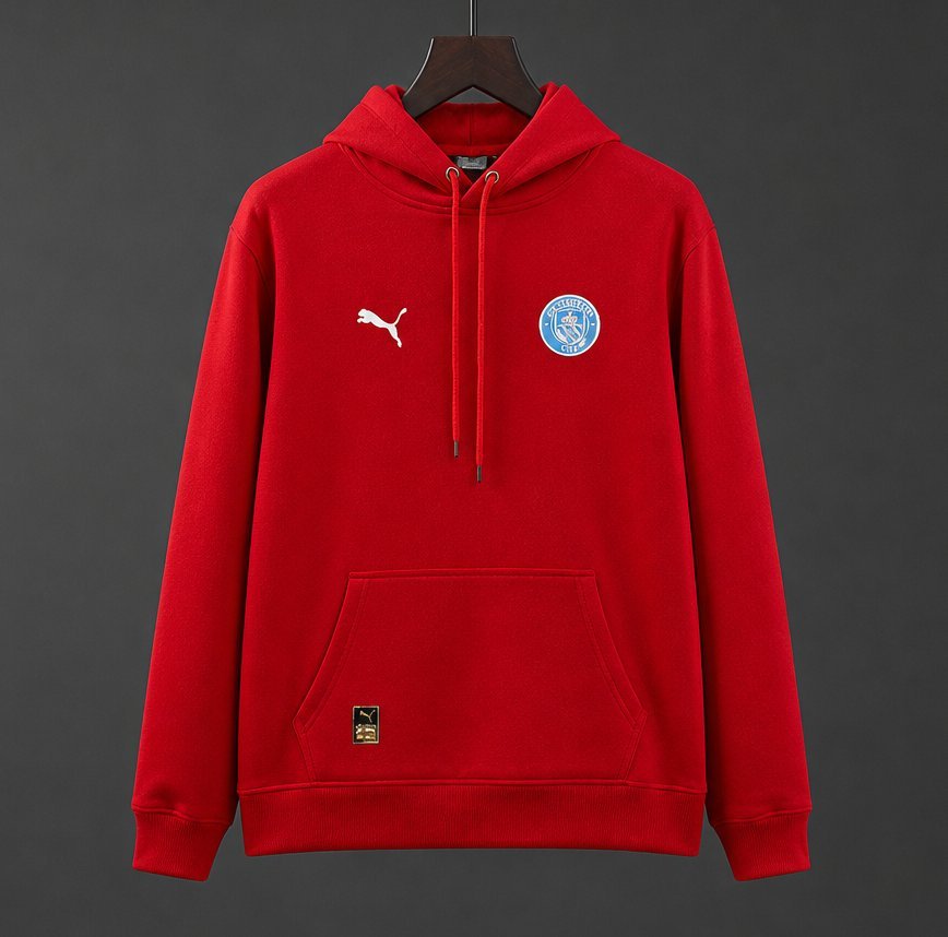 Manchester City FC Home Red Hoodie 9 Colors 2026/27 Home Jersey