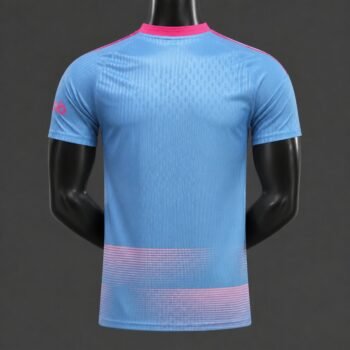 Player 2627 Fulham FC Third Blue Pink Jersey Home Jersey - Image 2