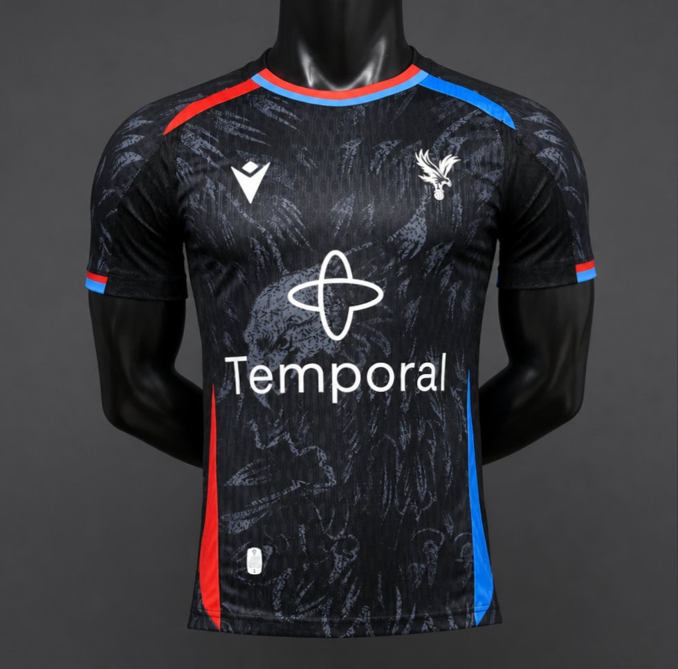 Player 2627 Crystal Palace FC Away Black Jersey Home Jersey