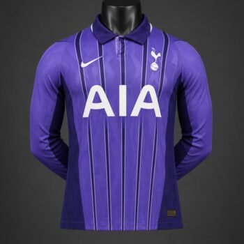 Player 2627 Tottenham Hotspur FC Third Purple Long Sleeve Jersey Home Jersey - Image 1