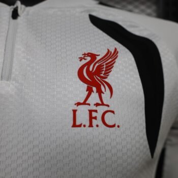 Player 2627 Liverpool FC White Long Sleeve Jersey Home Jersey - Image 4