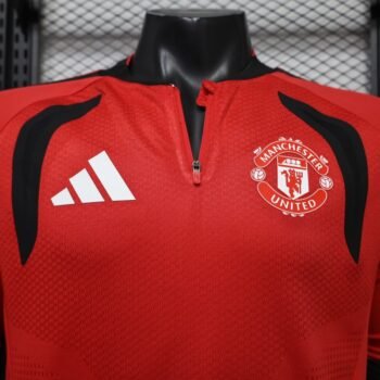Player 2627 Manchester United FC Long Sleeve Home Red Jersey Home Jersey - Image 3