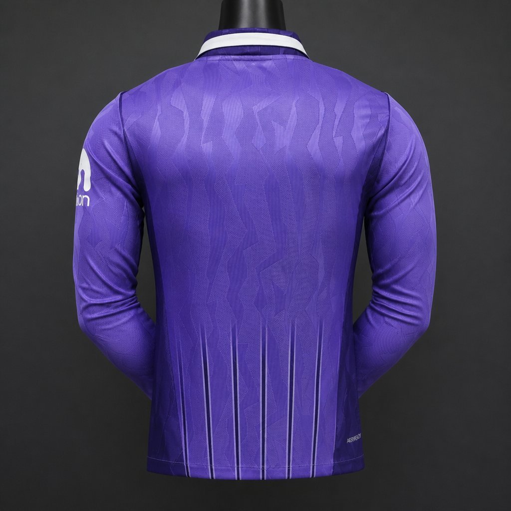 Player 2627 Tottenham Hotspur FC Third Purple Long Sleeve Jersey Home Jersey