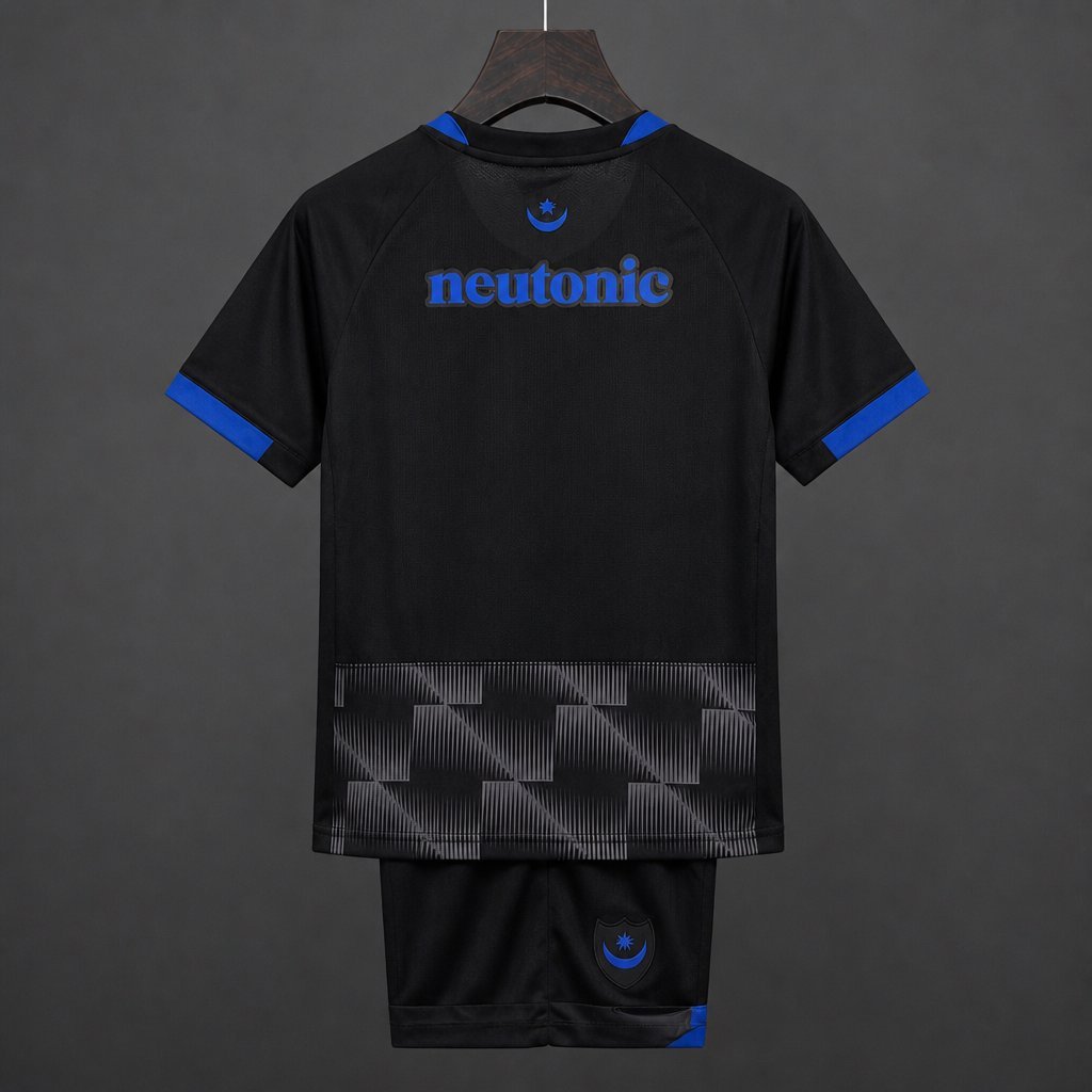 Kids Portsmouth Third Black Jersey Kit 2026/27 Home Jersey