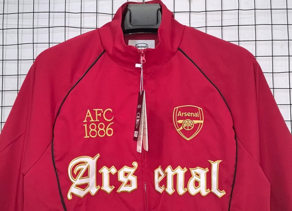 Arsenal Red Full Zipper Windbreaker 2026/27 Home Jersey