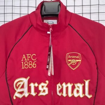 Arsenal Red Full Zipper Windbreaker 2026/27 Home Jersey - Image 3