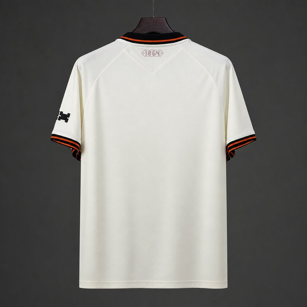 Wrexham AFC Away Cream Polo Collar Jersey 2026/27 Home Jersey