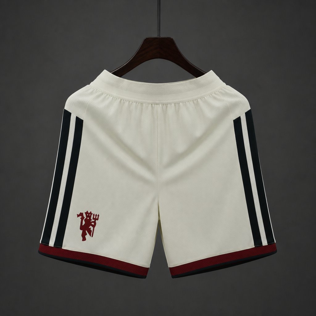 Player 2627 Manchester United Third White Shorts Home Jersey