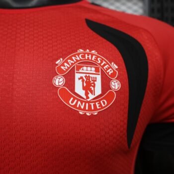 Player 2627 Manchester United Red Training Jersey Home Jersey - Image 3