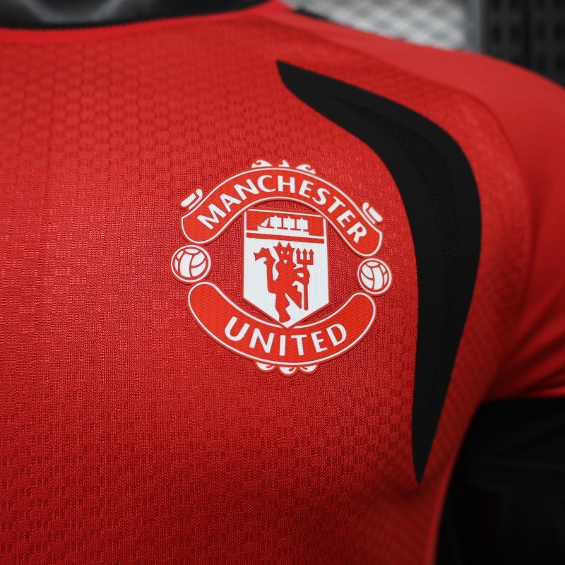 Player 2627 Manchester United Red Training Jersey Home Jersey