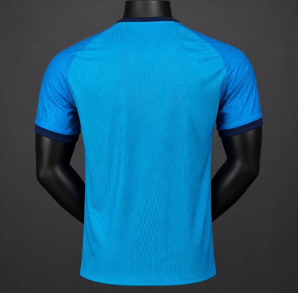 Player 2627 Arsenal Away Goalkeeper Blue Jersey Home Jersey