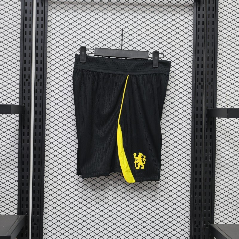 Player 2627 Chelsea FC Away Black Shorts Home Jersey