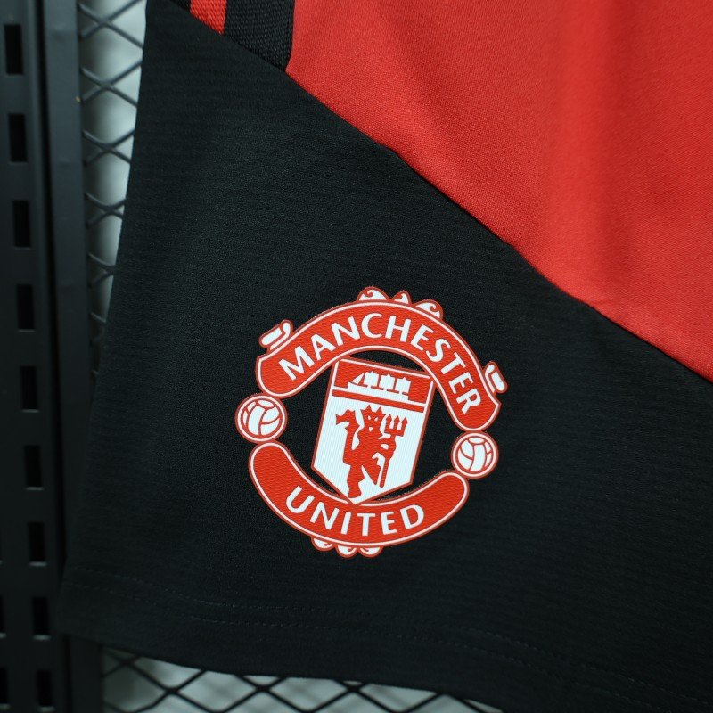Player 2627 Manchester United Red Shorts Home Jersey
