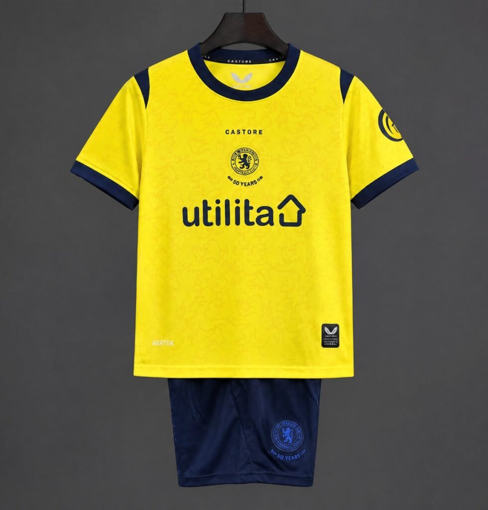 Kids Middlesbrough Third Yellow Jersey 2026/27 Home Jersey