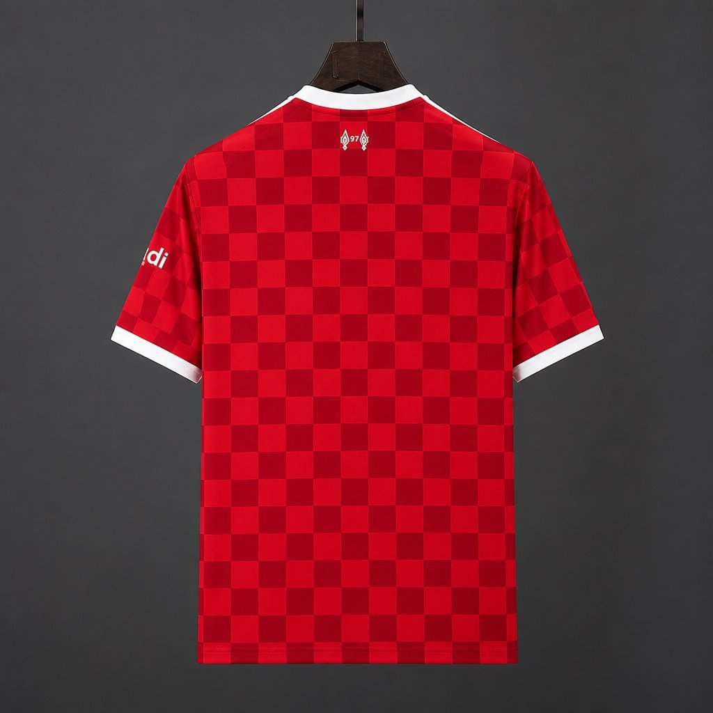 Liverpool Home Red Checkerboard Jersey 2027/28 Home Jersey