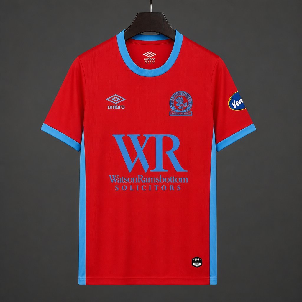 Blackburn Rovers Third Red vJersey 2026/27 Home Jersey
