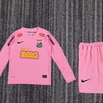 Santos Pink Special Edition 2013 Kids Home Long Sleeve Kit - Image 1