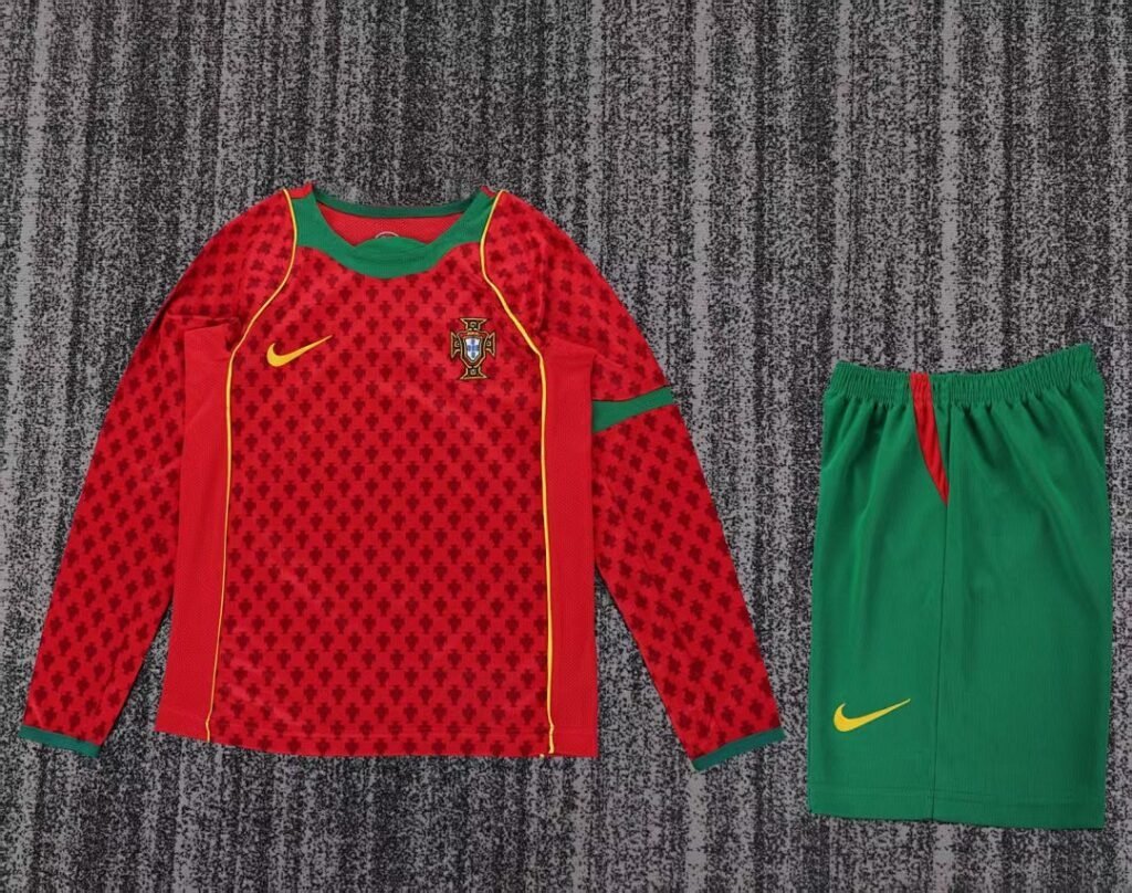 Portugal 2004 Kids Home Long Sleeve Kit